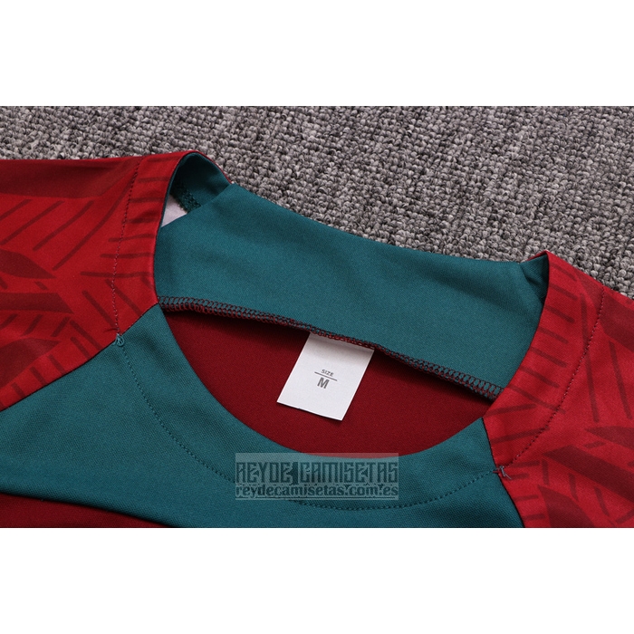 Chandal del Portugal Manga Corta 2022-2023 Rojo - Pantalon Corto